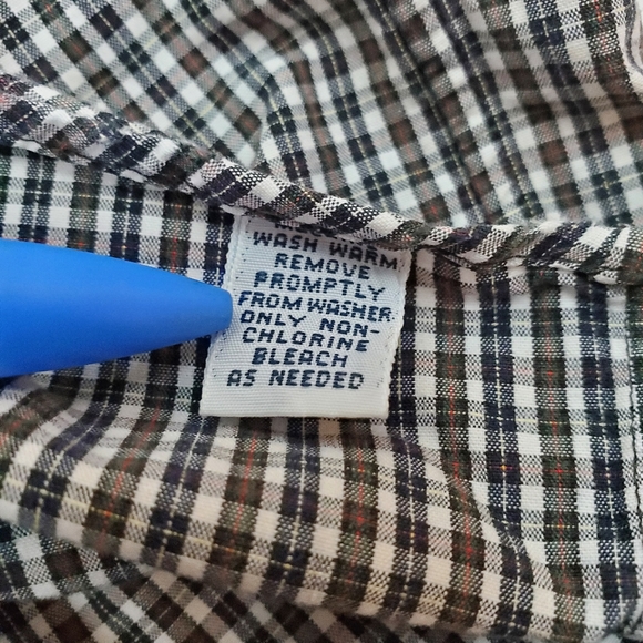 Polo Ralph Lauren Marlowe Plaid Button Down Shirt Mens XL Brown Cotton Office - Picture 9 of 9